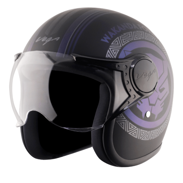 Jet Marvel Black Panther Edition Helmet - Image 2